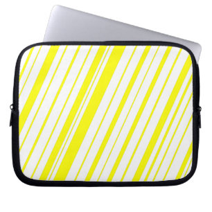 Housse Pour Ordinateur Portable Diagonal Stripe ~Jaune