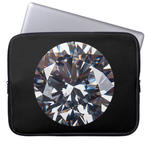 Housse Pour Ordinateur Portable Diamant Gemme Élégant Facetté