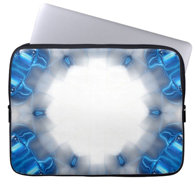 Housse Pour Ordinateur Portable Diamants bleus (Devant)