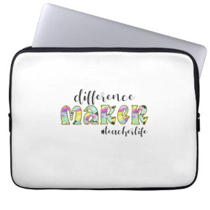 Housse Pour Ordinateur Portable Différence de l'art enseignant Faire la vie de l'e