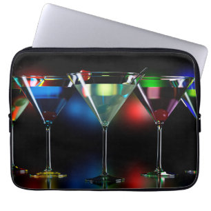 Housse Pour Ordinateur Portable Différents cocktails dans des lunettes à martini é