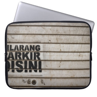 Housse Pour Ordinateur Portable Dilarang parkir disini