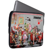 Housse Pour Ordinateur Portable Diner de Zombie (Devant droit)