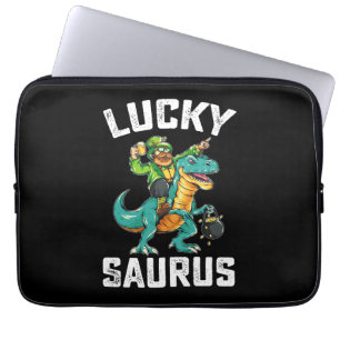 Housse Pour Ordinateur Portable Dinosaure Lucky Saurus T Rex Saint-Patrick
