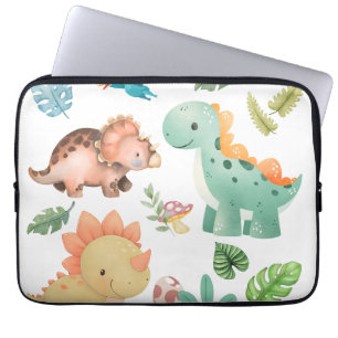 Housse Pour Ordinateur Portable Dinosaure Mignon