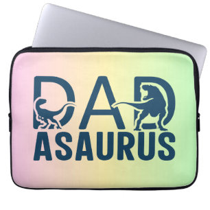 Housse Pour Ordinateur Portable Dinosaure Papa Asaurus Dino Lover T Rex Papa Dino