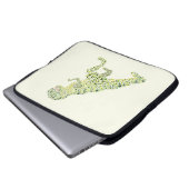 Housse Pour Ordinateur Portable Dinosaure T-REX Dans Les Points (Devant bas)