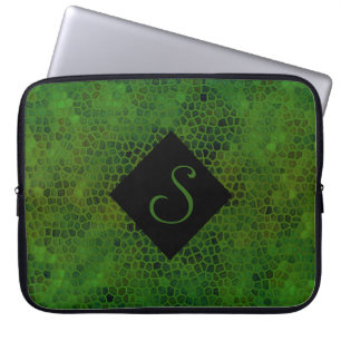 Housse Pour Ordinateur Portable Dinosaure Vert Personnalisé Cacher