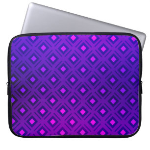 Housse Pour Ordinateur Portable Disposition violet clair avec lignes, rectangle. b