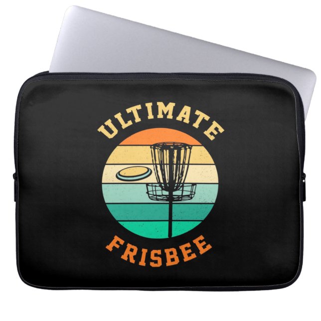 Housse Pour Ordinateur Portable Disque Golf Ultimate Frisbee (Devant)