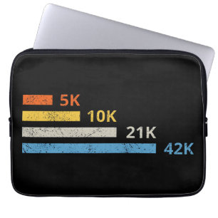 Housse Pour Ordinateur Portable Distances de course II - 5K 10K 21K 42K Marathonie