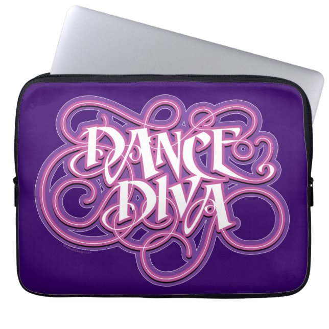 Housse Pour Ordinateur Portable Diva de danse (Devant)