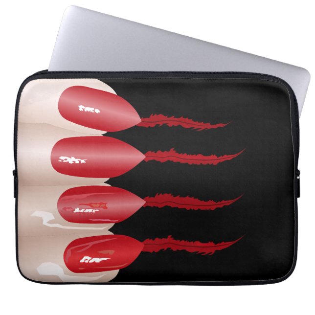 Housse Pour Ordinateur Portable Doigt de vampire (Devant)