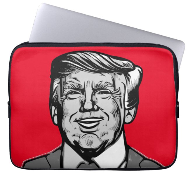 HOUSSE POUR ORDINATEUR PORTABLE DONALD TRUMP (Devant)