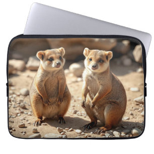 Housse Pour Ordinateur Portable "Double la laideur : Aussie Quokka Twins"