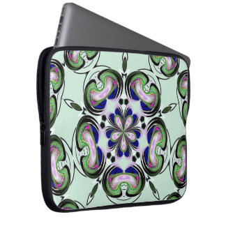 Housse Pour Ordinateur Portable Douille artistique hypnotique d'ordinateur portabl