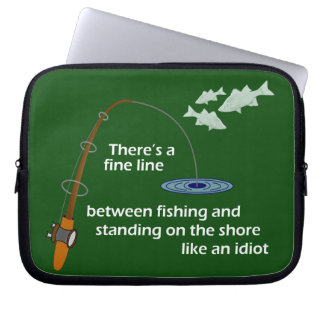 Housse Pour Ordinateur Portable Douille de l'ordinateur portable du pêcheur