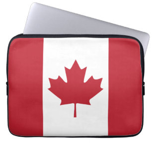 Housse Pour Ordinateur Portable Douille d'ordinateur portable de drapeau du Canada