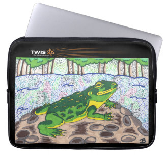 Housse Pour Ordinateur Portable Douille d'ordinateur portable de grenouille de