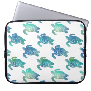 Housse Pour Ordinateur Portable Douille d'ordinateur portable de vert bleu de