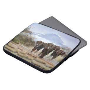 Housse Pour Ordinateur Portable Douille d'ordinateur portable d'éléphant de