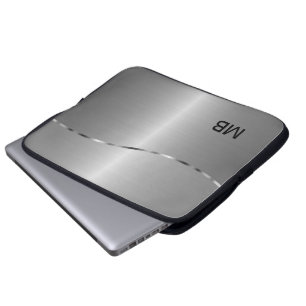 Housse Pour Ordinateur Portable Douille d'ordinateur portable du monogramme des
