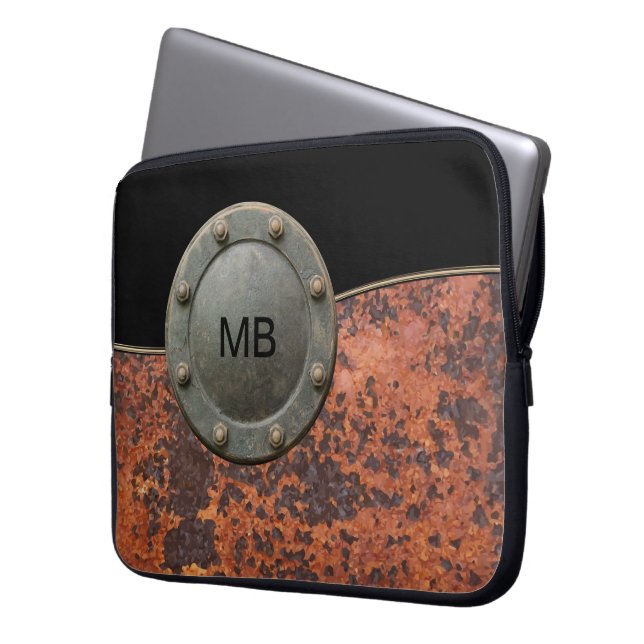 Housse Pour Ordinateur Portable Douille d'ordinateur portable du monogramme des (devant gauche)