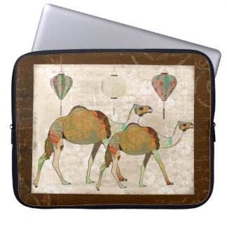Housse Pour Ordinateur Portable Douille rêveuse d'ordinateur de chameaux