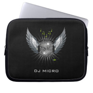 Housse Pour Ordinateur Portable Douille/sac d'ordinateur portable de disco du DJ