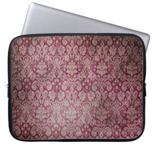 Housse Pour Ordinateur Portable Douille vintage d'ordinateur portable de damassé
