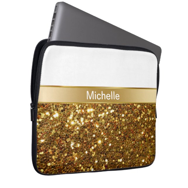 Housse Pour Ordinateur Portable Douilles d'ordinateur portable de monogramme de (Devant droit)