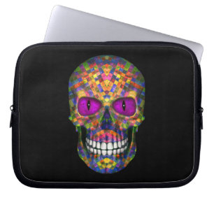 Housse Pour Ordinateur Portable Douilles pourpres d'ordinateur portable de zombi