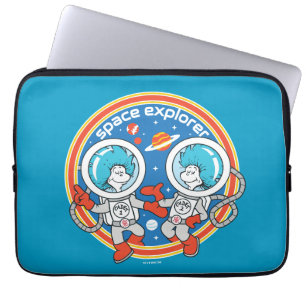 Housse Pour Ordinateur Portable Dr Seuss   Cadet Un Cadet Deux Espace Explorer