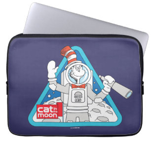 Housse Pour Ordinateur Portable Dr Seuss Cat in the Moon Outer Space Graphic