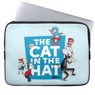 Housse Pour Ordinateur Portable Dr. Seuss   Logo du Chat dans le Chapeau - Personn