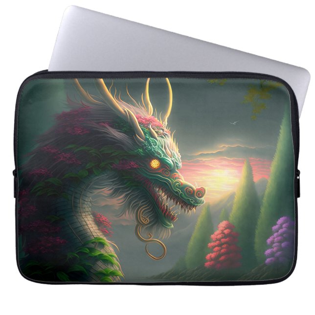 Housse Pour Ordinateur Portable Dragon chinois (Devant)