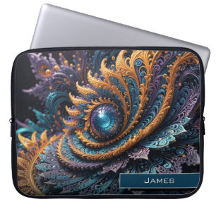 Housse Pour Ordinateur Portable Dragon Oeil moderne Abstrait Géométrique Nom fract