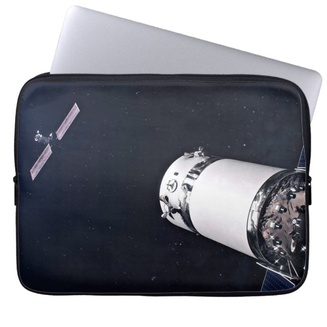 Housse Pour Ordinateur Portable Dragon Xl Spacecraft S'Approche D'Une Passerelle L (Devant)