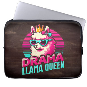 Housse Pour Ordinateur Portable Drama Llama Queen pour Llama Lovers pour les femme