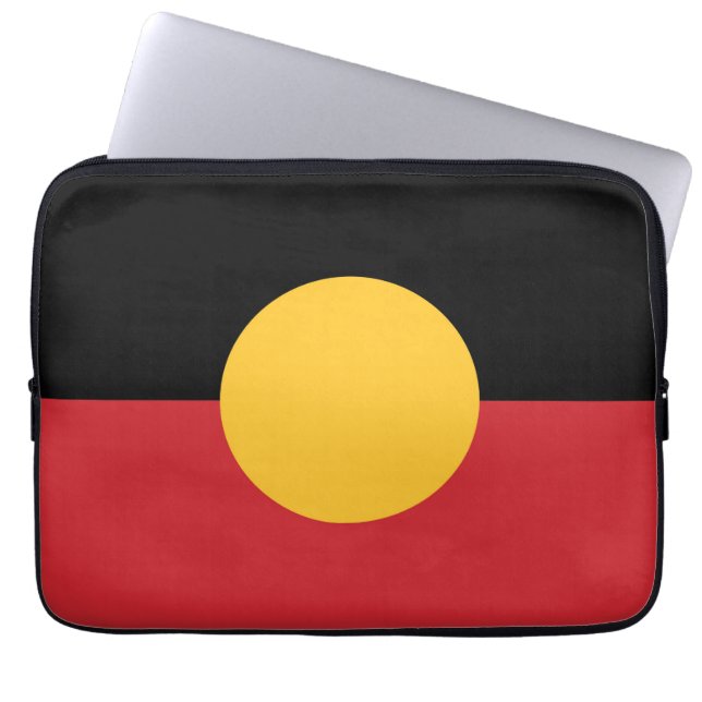 Housse Pour Ordinateur Portable Drapeau aborigène australien (Devant)
