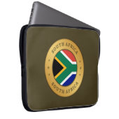 Housse Pour Ordinateur Portable Drapeau Afrique du Sud (Devant droit)