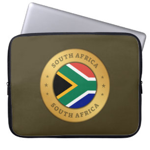 Housse Pour Ordinateur Portable Drapeau Afrique du Sud