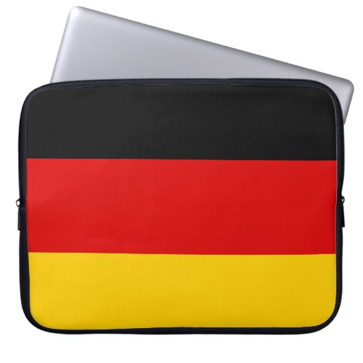 Housse Pour Ordinateur Portable Drapeau allemand (Allemagne) (Devant)