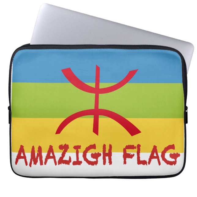 Housse Pour Ordinateur Portable Drapeau Amazigh - Drapeau Amazigh Drapeau (Devant)