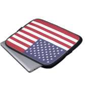 Housse pour ordinateur portable drapeau américain (Devant bas)