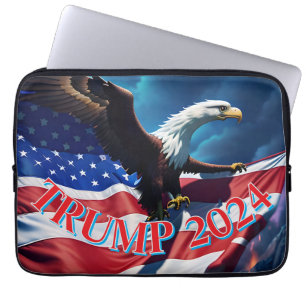 Housse Pour Ordinateur Portable Drapeau américain Aigle TRUMP 2024