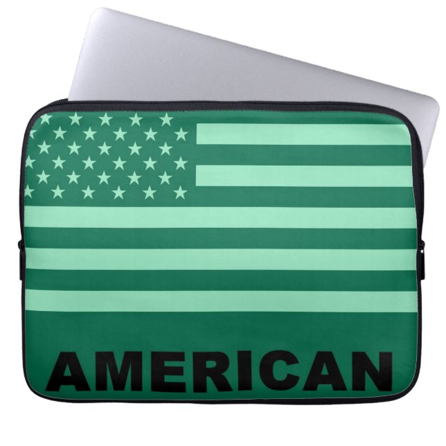 Housse Pour Ordinateur Portable Drapeau Américain Pop Art (Devant)