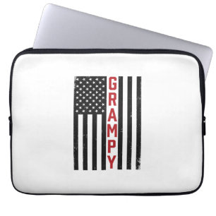 Housse Pour Ordinateur Portable Drapeau américain vintage vector design patriotiqu