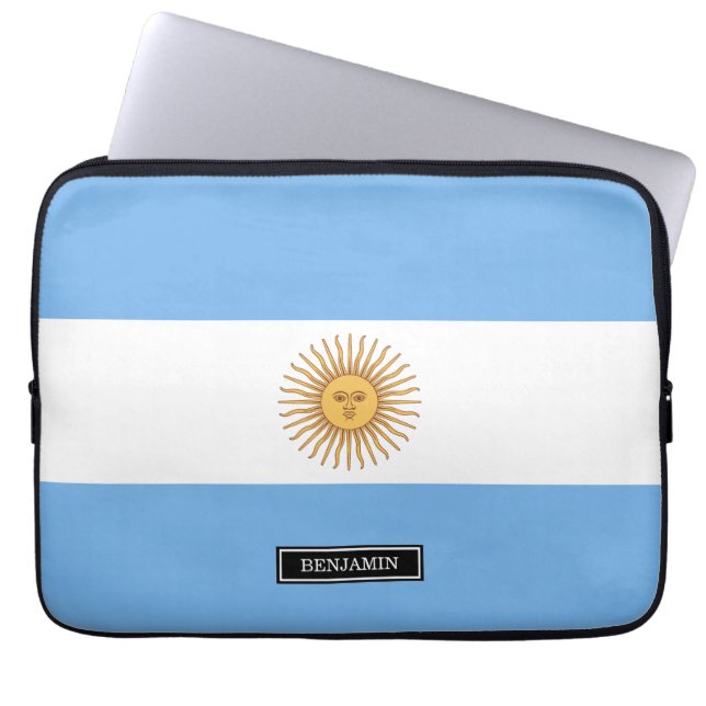 Housse Pour Ordinateur Portable Drapeau argentin traditionnel (Devant)