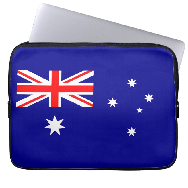 Housse Pour Ordinateur Portable Drapeau australien patriotique (Devant)